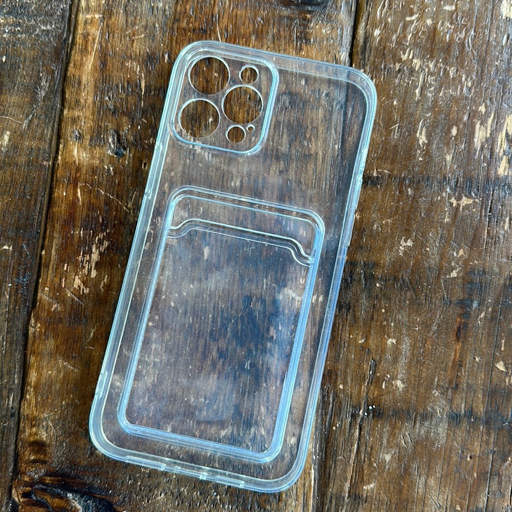 CLEAR CARD HOLDER - IPHONE 12 PRO MAX CASE